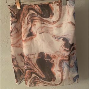 Shein marble mini skirt, size XS, never worn/perfect condition